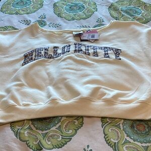 Hello Kitty Cream Sweatshirt L NWT